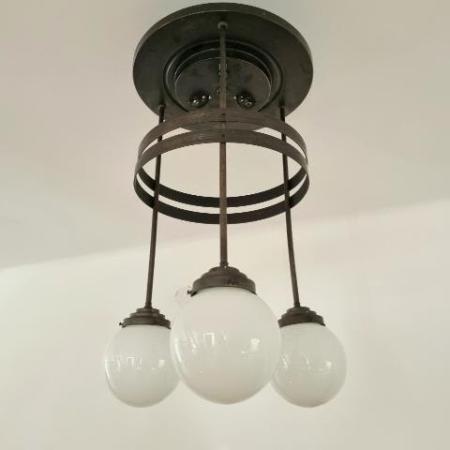 Art Deco Háromágú Lámpa