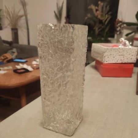 Iceglass Szögletes Váza