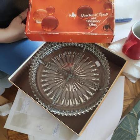 Walterglass Osztott Üvegtál