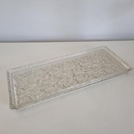 Ice Glas Üveg Tálca