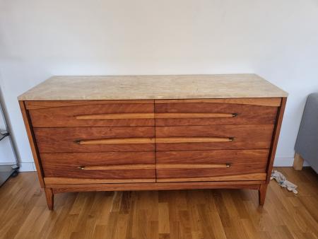 Felújított Kroehler mid-century fiókos komód