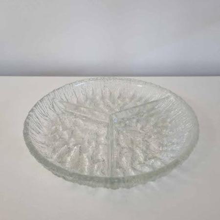 Osztott iceglass tál